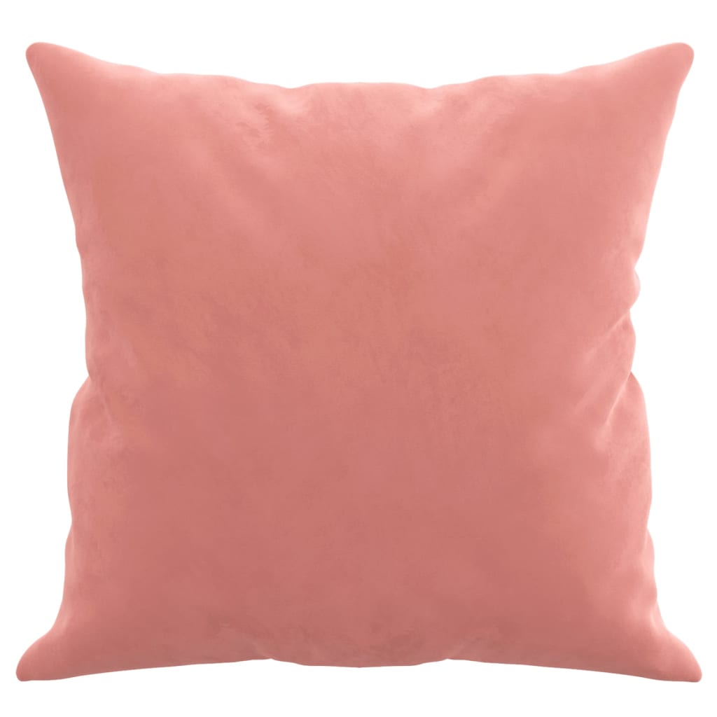 vidaXL Perne decorative, 2 buc., roz, 40x40 cm, catifea vidaXL Perne decorative, 2 buc., roz, 40x40 cm, catifea