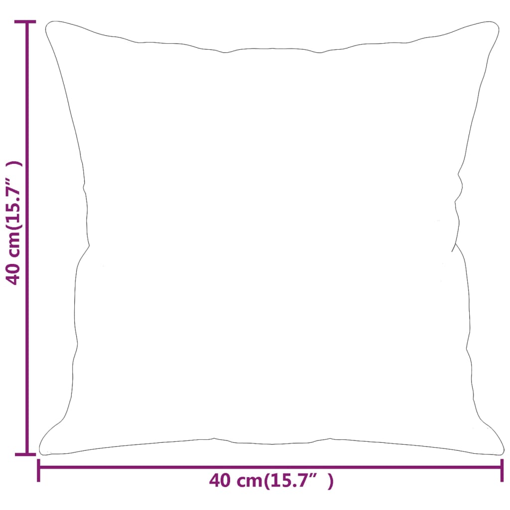 vidaXL Perne decorative, 2 buc., galben, 40x40 cm, catifea
