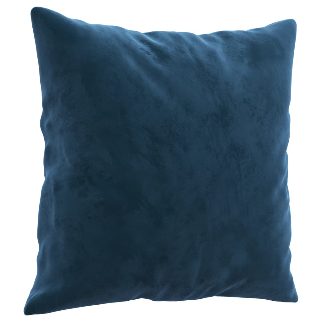 vidaXL Perne decorative, 2 buc., albastru, 40x40 cm, catifea vidaXL Perne decorative, 2 buc., albastru, 40x40 cm, catifea