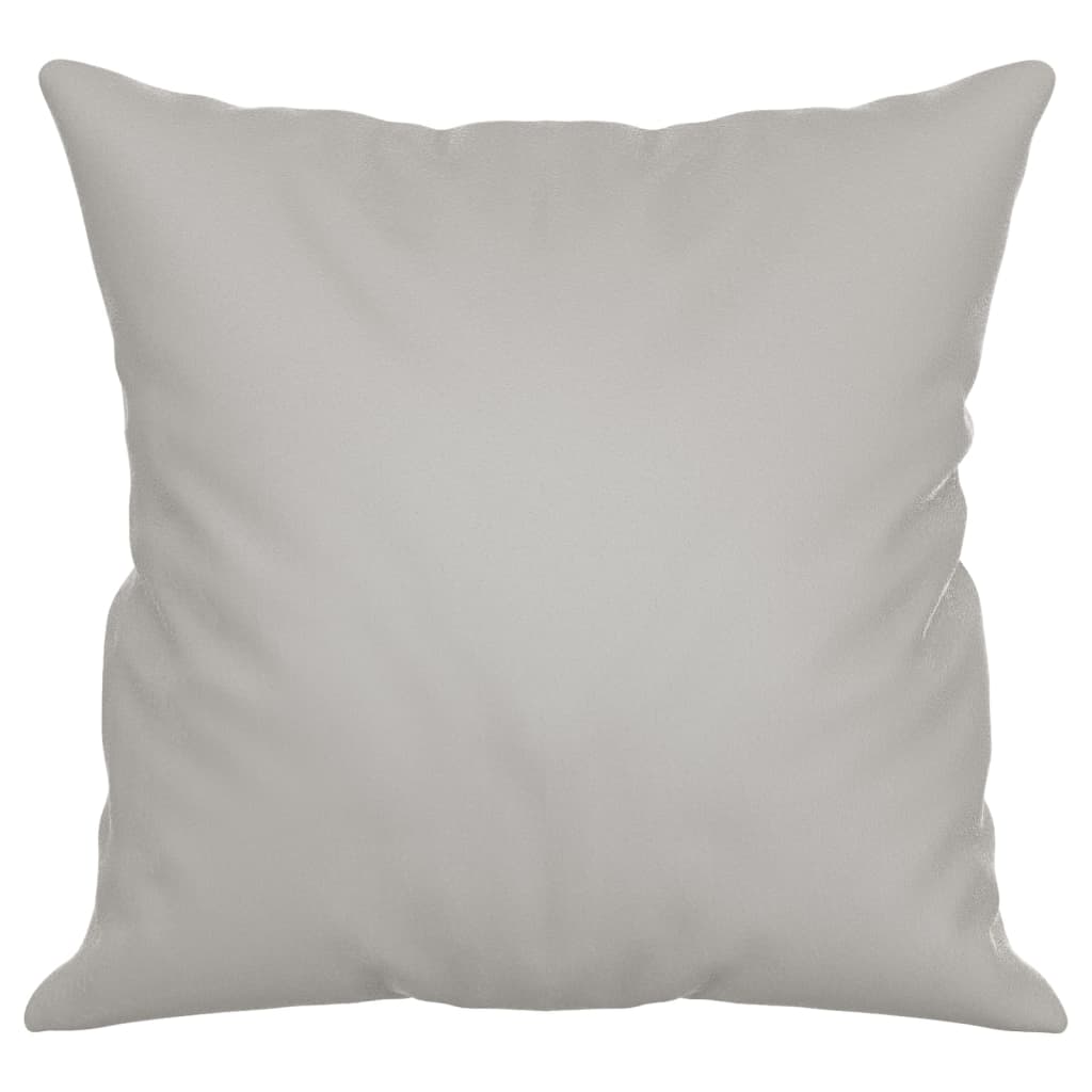 vidaXL Perne decorative, 2 buc., gri deschis, 40x40 cm, microfibră