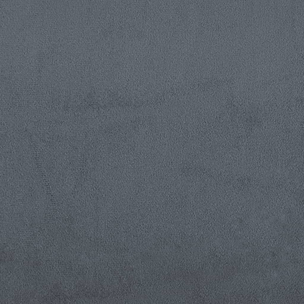 vidaXL Perne decorative, 2 buc., gri închis, Ø15x50 cm, catifea vidaXL Perne decorative, 2 buc., gri închis, Ø15x50 cm, catifea
