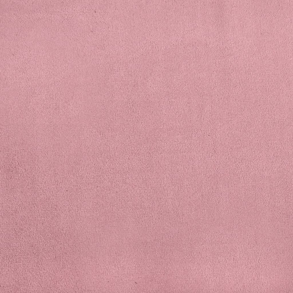 vidaXL Perne decorative, 2 buc., roz, Ø15x50 cm, catifea vidaXL Perne decorative, 2 buc., roz, Ø15x50 cm, catifea
