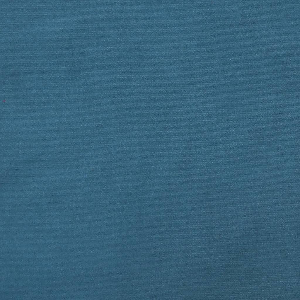 vidaXL Perne decorative, 2 buc., albastru, Ø15x50 cm, catifea vidaXL Perne decorative, 2 buc., albastru, Ø15x50 cm, catifea