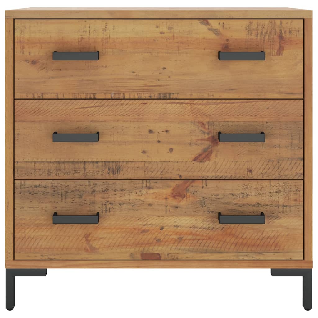 vidaXL Comodă cu sertare 75x35x70 cm, lemn masiv de pin vidaXL Comodă cu sertare 75x35x70 cm, lemn masiv de pin