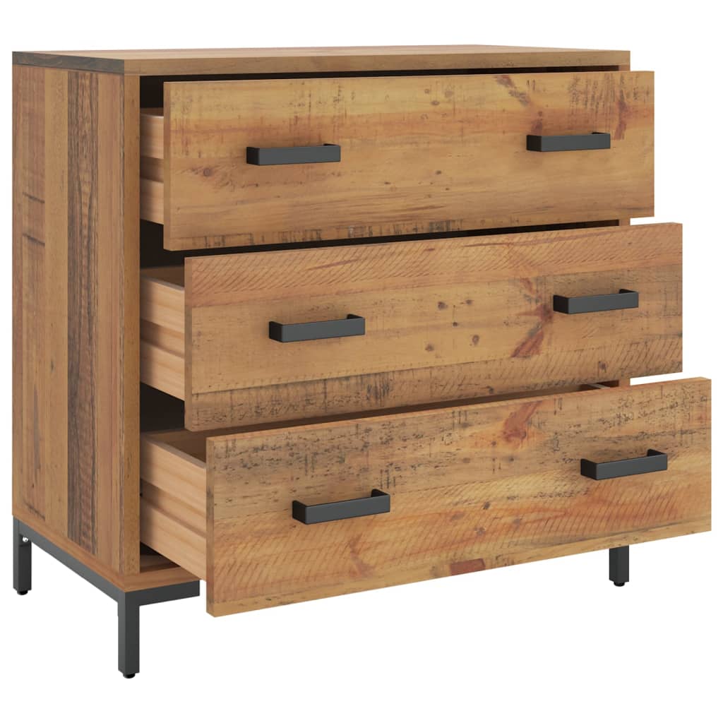 vidaXL Comodă cu sertare 75x35x70 cm, lemn masiv de pin vidaXL Comodă cu sertare 75x35x70 cm, lemn masiv de pin