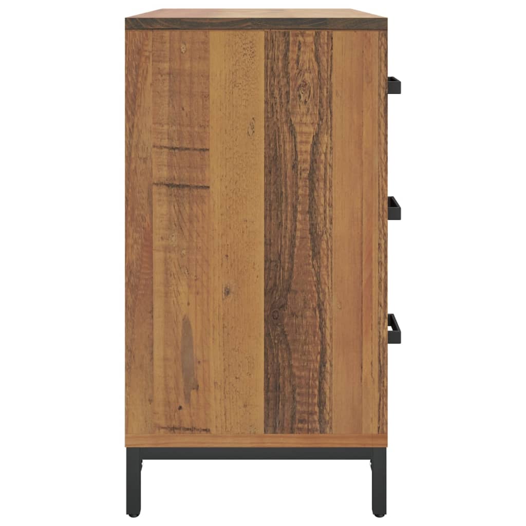 vidaXL Comodă cu sertare 75x35x70 cm, lemn masiv de pin vidaXL Comodă cu sertare 75x35x70 cm, lemn masiv de pin