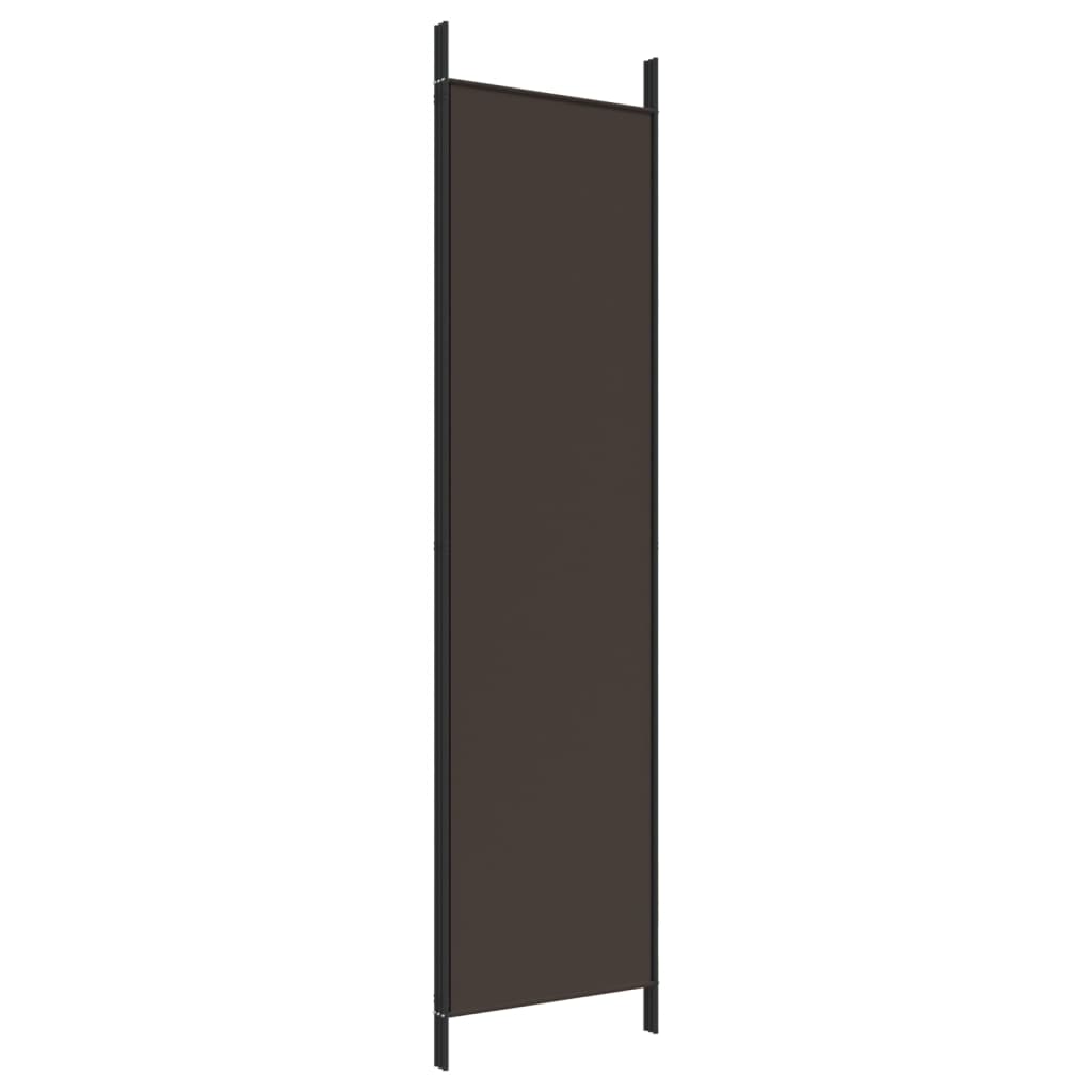 vidaXL Paravan de cameră cu 3 panouri, maro, 150x200 cm, textil vidaXL Paravan de cameră cu 3 panouri, maro, 150x200 cm, textil