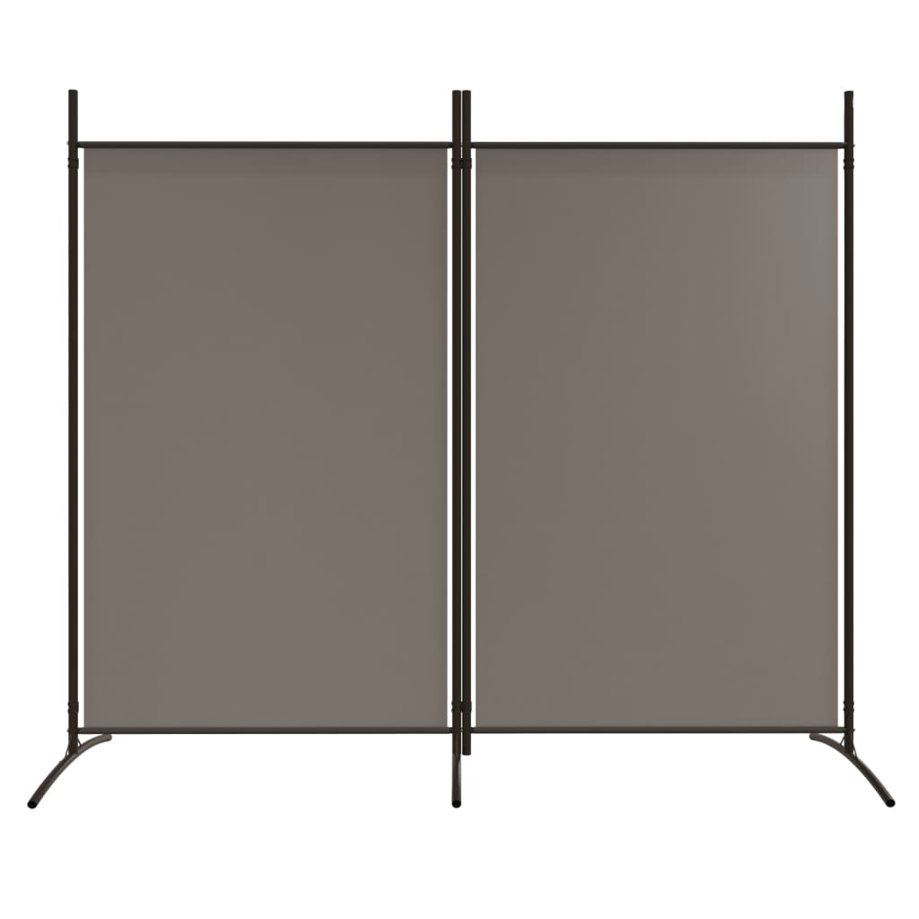 vidaXL Paravan de cameră cu 2 panouri, antracit, 175x180 cm vidaXL Paravan de cameră cu 2 panouri, antracit, 175x180 cm