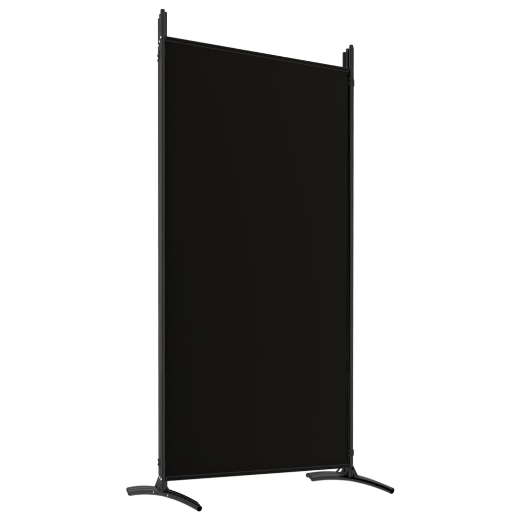 vidaXL Paravan de cameră cu 6 panouri, negru, 520x180 cm, textil vidaXL Paravan de cameră cu 6 panouri, negru, 520x180 cm, textil