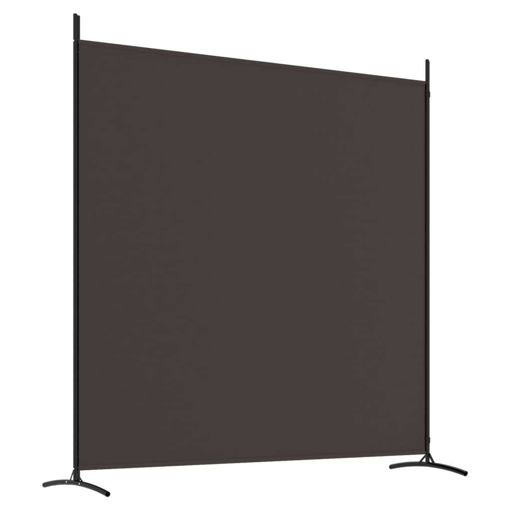 vidaXL Paravan de cameră cu 2 panouri, maro, 348x180 cm, textil vidaXL Paravan de cameră cu 2 panouri, maro, 348x180 cm, textil
