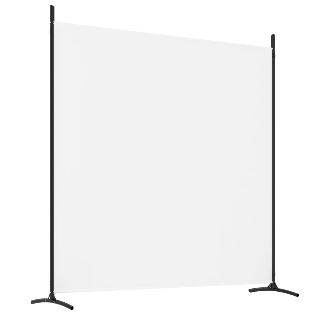 vidaXL Paravan de cameră cu 4 panouri, alb, 698x180 cm, textil vidaXL Paravan de cameră cu 4 panouri, alb, 698x180 cm, textil