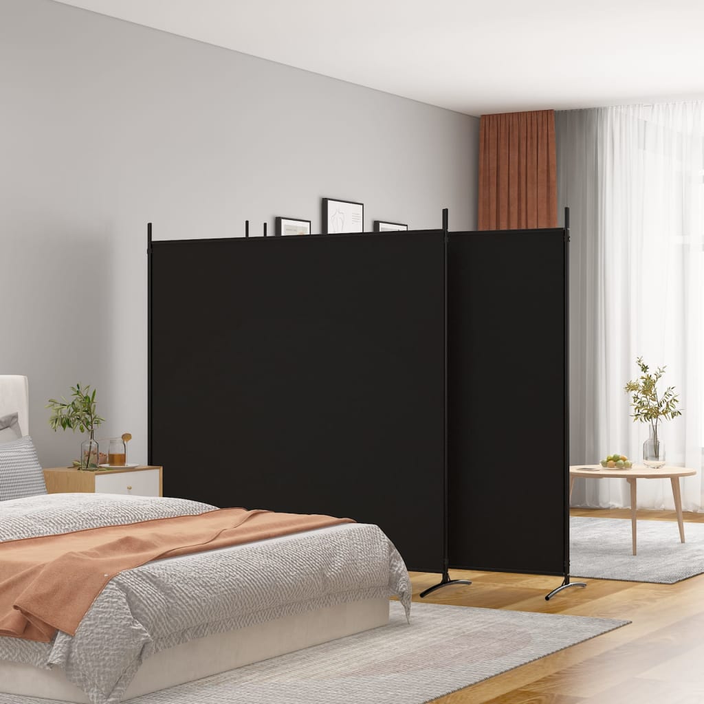vidaXL Paravan de cameră cu 3 panouri, 698 x 180 cm, textil vidaXL Paravan de cameră cu 3 panouri, 698 x 180 cm, textil