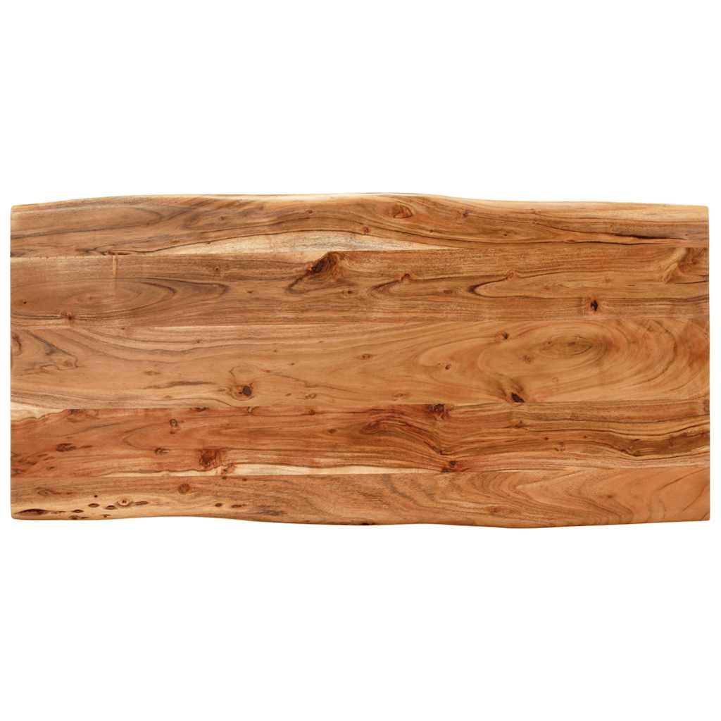 vidaXL Masă de bucătărie, 110x50x76 cm, lemn masiv de acacia