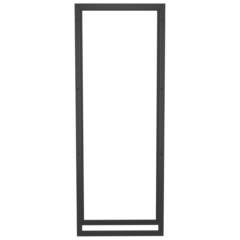 vidaXL Rastel pentru lemne de foc, negru mat, 50x28x132 cm, oțel vidaXL Rastel pentru lemne de foc, negru mat, 50x28x132 cm, oțel