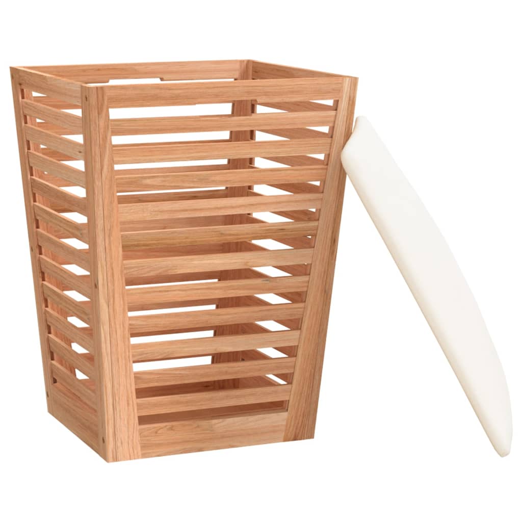 vidaXL Taburet de baie, 40,5x40,5x56 cm, lemn masiv de nuc vidaXL Taburet de baie, 40,5x40,5x56 cm, lemn masiv de nuc