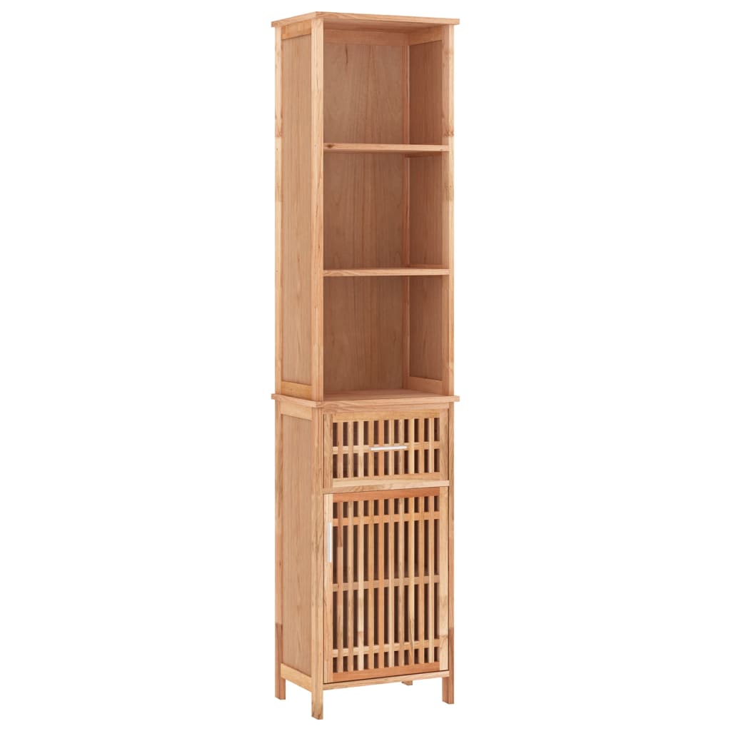 vidaXL Dulap de baie, 42x29x182 cm, lemn masiv de nuc vidaXL Dulap de baie, 42x29x182 cm, lemn masiv de nuc