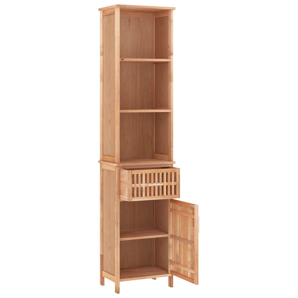 vidaXL Dulap de baie, 42x29x182 cm, lemn masiv de nuc vidaXL Dulap de baie, 42x29x182 cm, lemn masiv de nuc