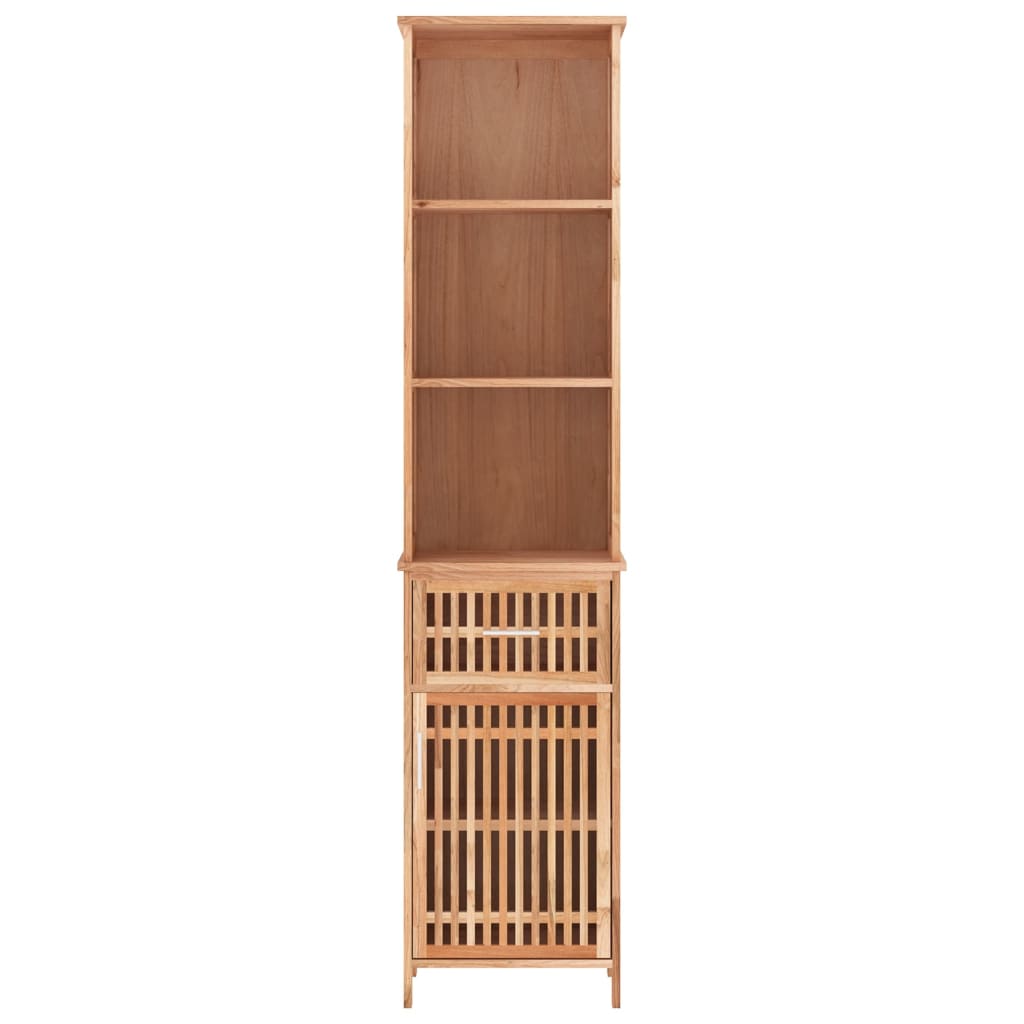 vidaXL Dulap de baie, 42x29x182 cm, lemn masiv de nuc vidaXL Dulap de baie, 42x29x182 cm, lemn masiv de nuc