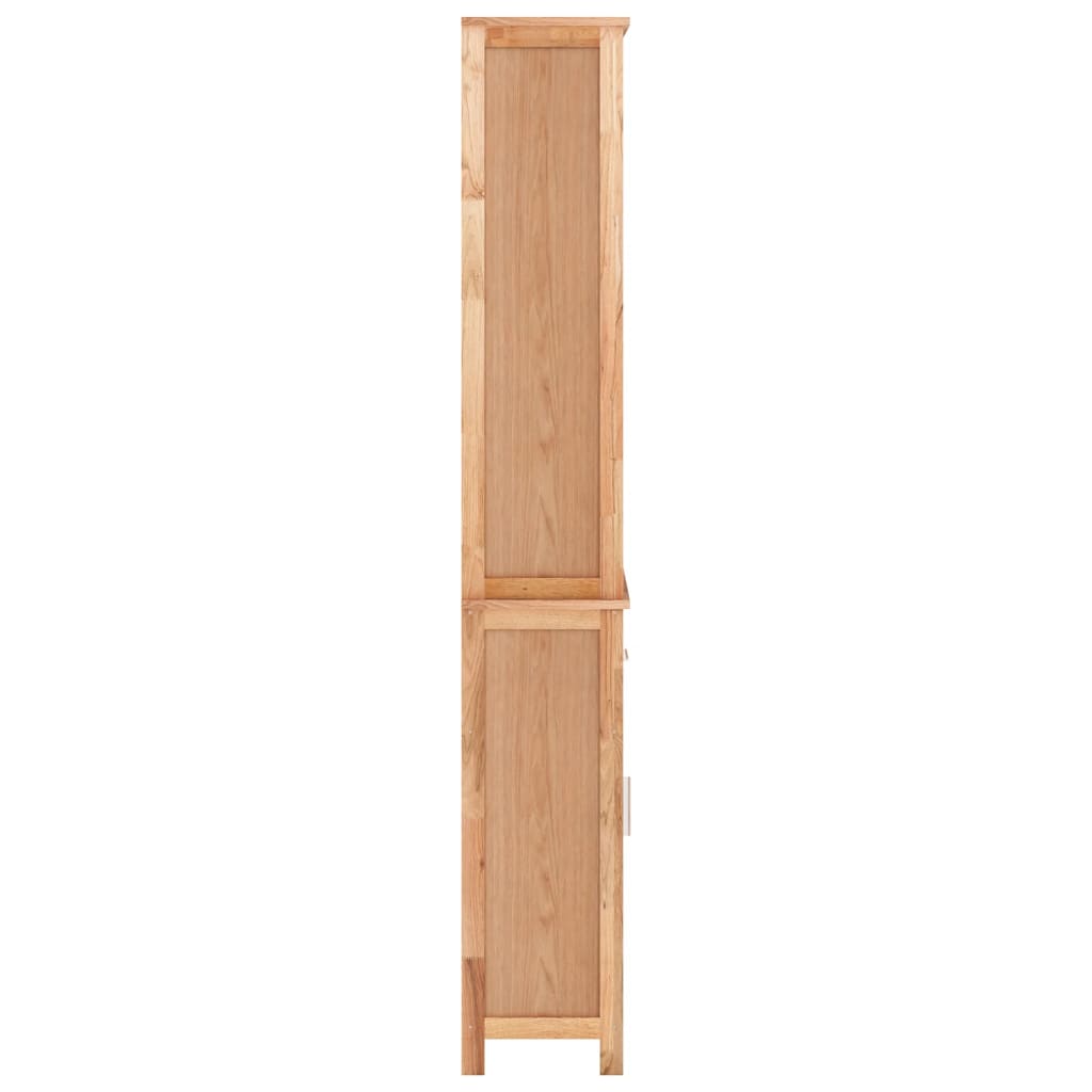 vidaXL Dulap de baie, 42x29x182 cm, lemn masiv de nuc vidaXL Dulap de baie, 42x29x182 cm, lemn masiv de nuc