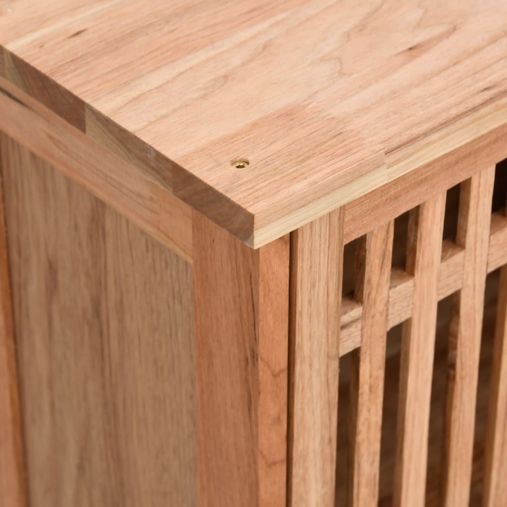 vidaXL Dulap de baie montat pe perete, 42x23x60 cm, lemn masiv de nuc