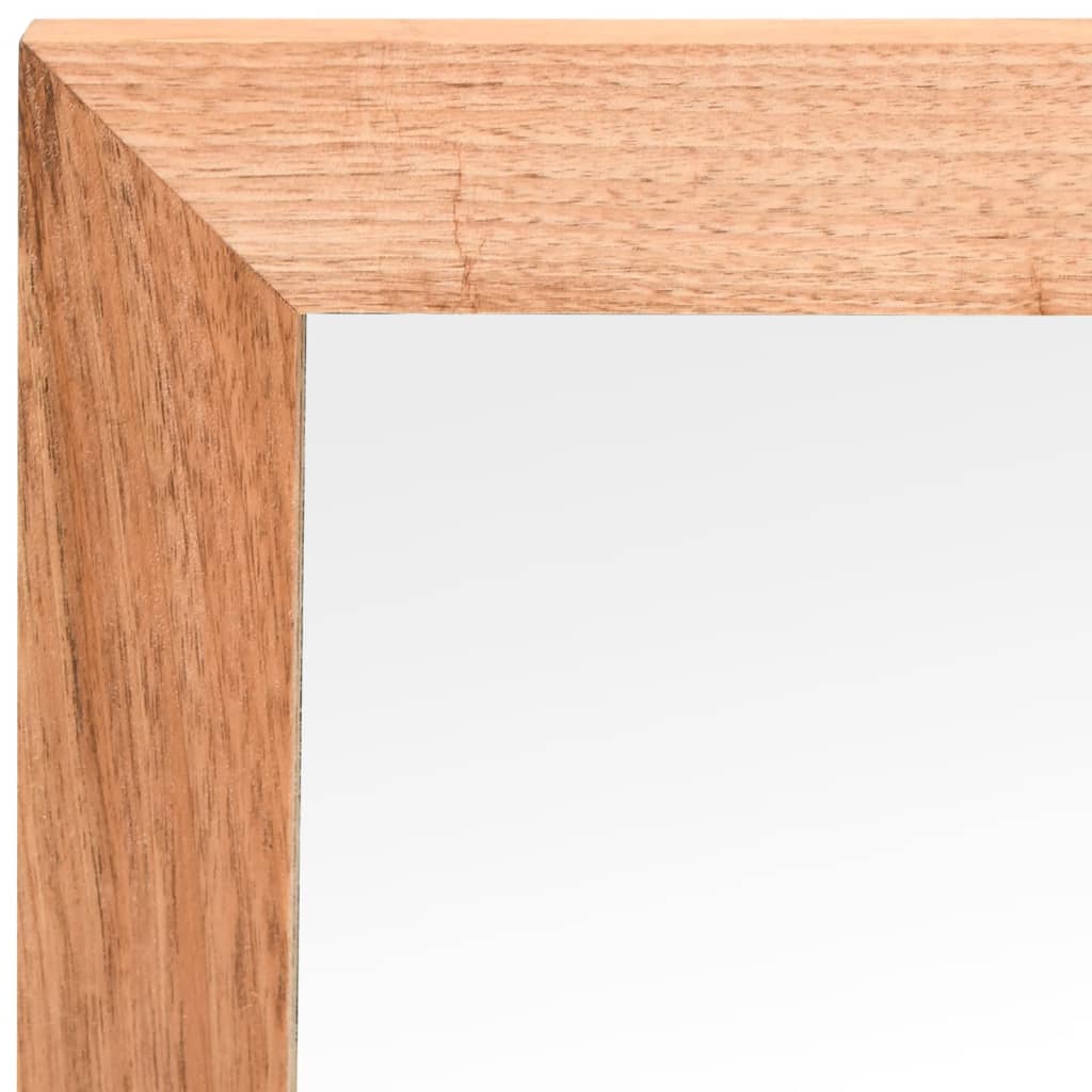 vidaXL Oglindă de perete, 55x55 cm, lemn masiv de nuc vidaXL Oglindă de perete, 55x55 cm, lemn masiv de nuc