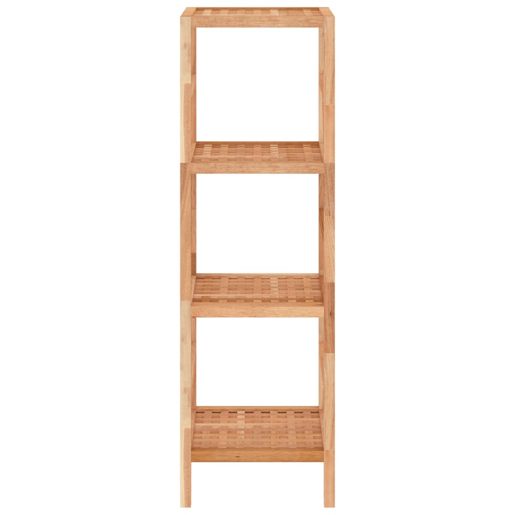 vidaXL Raft de baie, 35,5x35,5x112,5 cm, lemn masiv de nuc