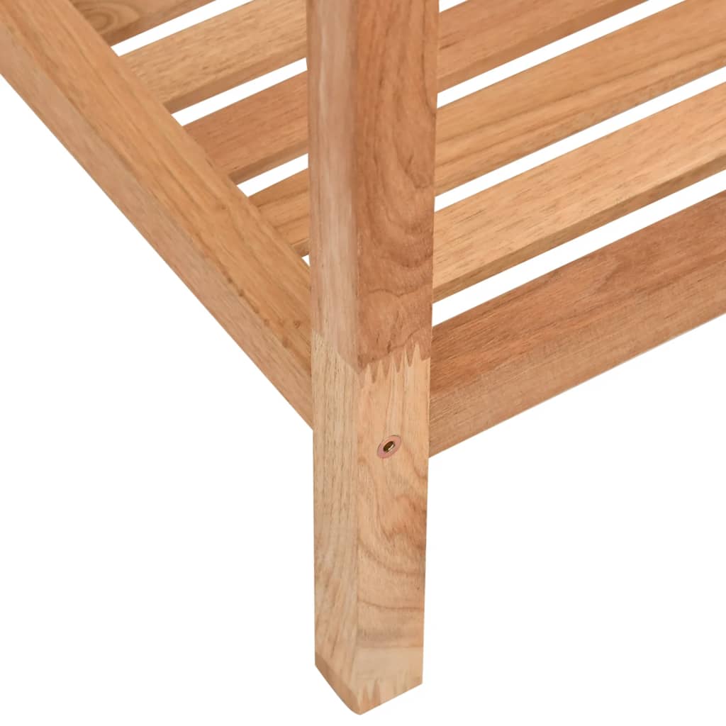 vidaXL Raft de baie, 36x36x112,5 cm, lemn masiv de nuc