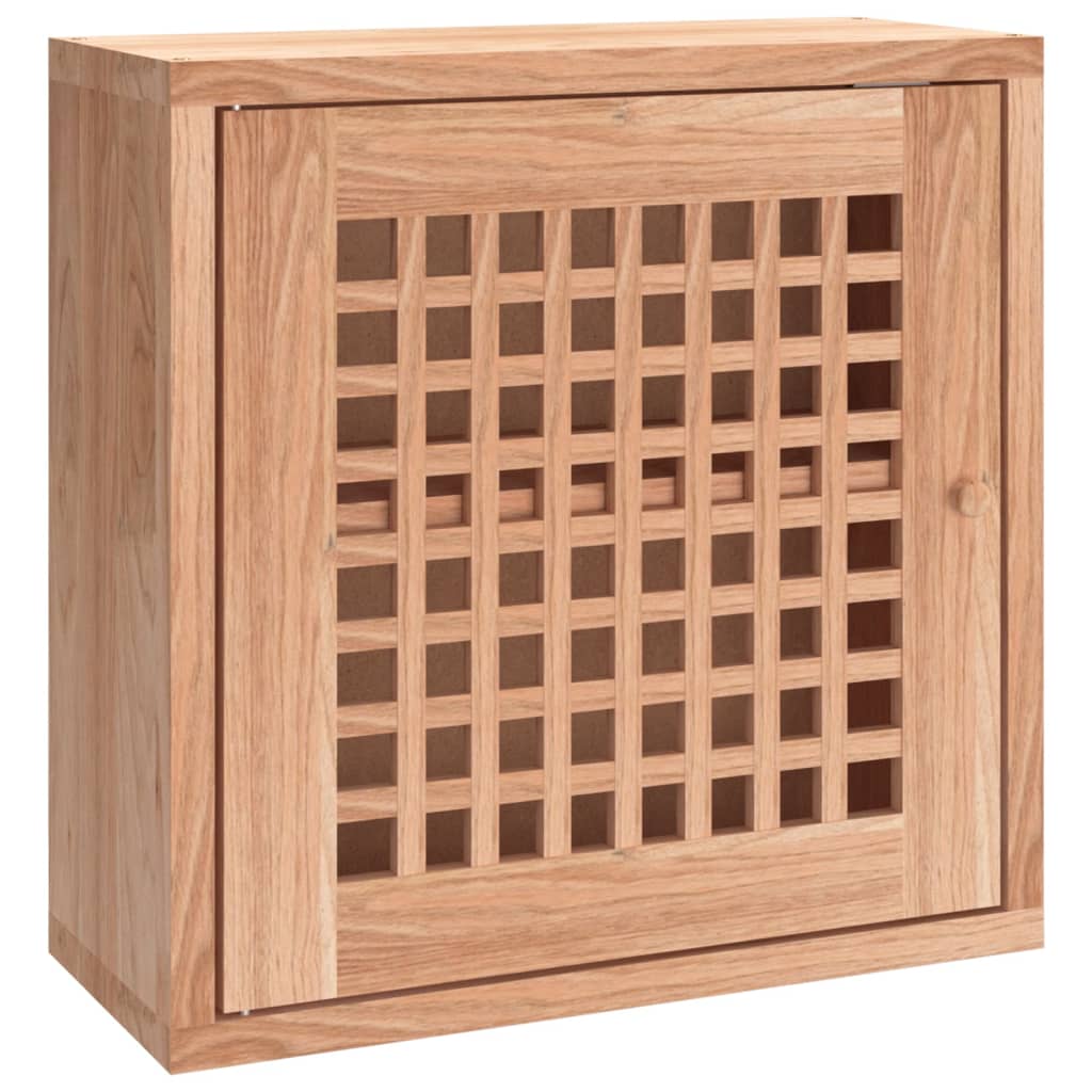 vidaXL Dulap de perete, 42x18x42 cm, lemn masiv de nuc