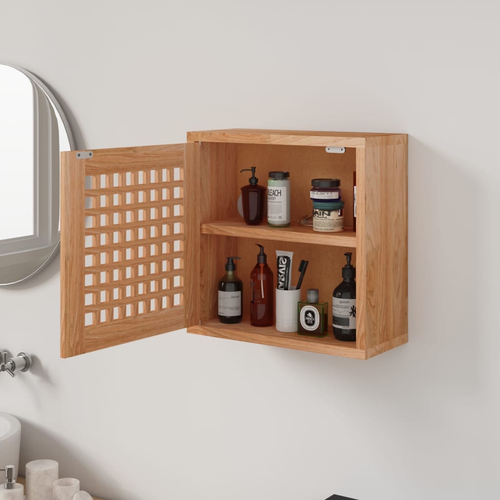 vidaXL Dulap de perete, 42x18x42 cm, lemn masiv de nuc