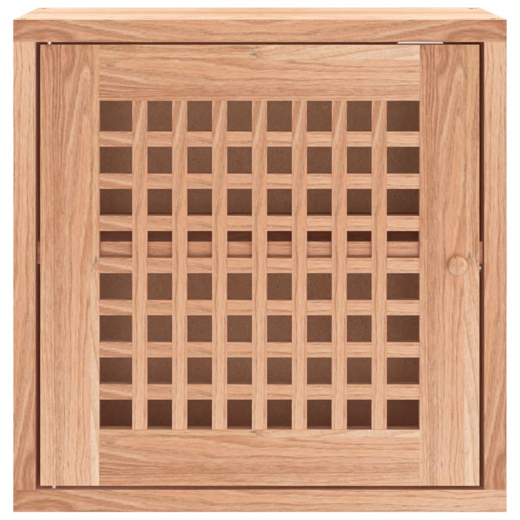 vidaXL Dulap de perete, 42x18x42 cm, lemn masiv de nuc