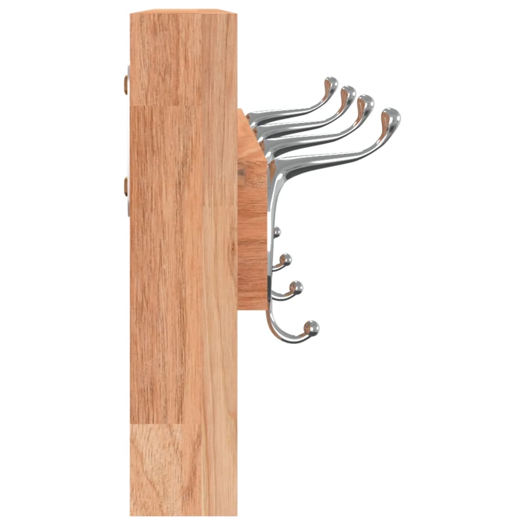 vidaXL Cuier de perete, 42x8,5x14 cm, lemn masiv de nuc vidaXL Cuier de perete, 42x8,5x14 cm, lemn masiv de nuc