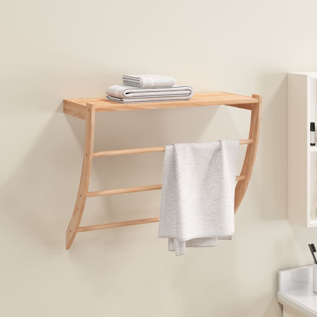 vidaXL Suport de prosoape, 60x25,5x49 cm, lemn masiv de nuc vidaXL Suport de prosoape, 60x25,5x49 cm, lemn masiv de nuc