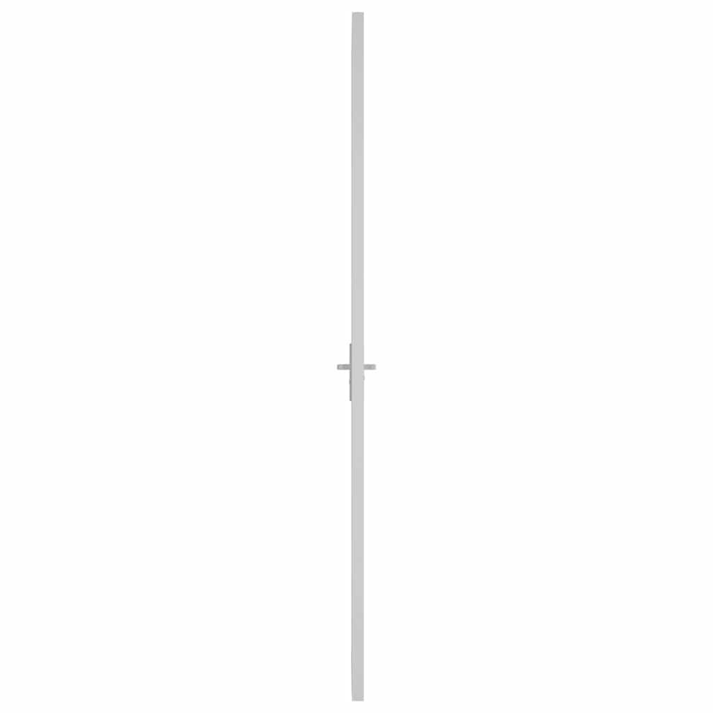 vidaXL Ușă de interior, 102,5x201,5 cm, alb, sticlă ESG și aluminiu vidaXL Ușă de interior, 102,5x201,5 cm, alb, sticlă ESG și aluminiu