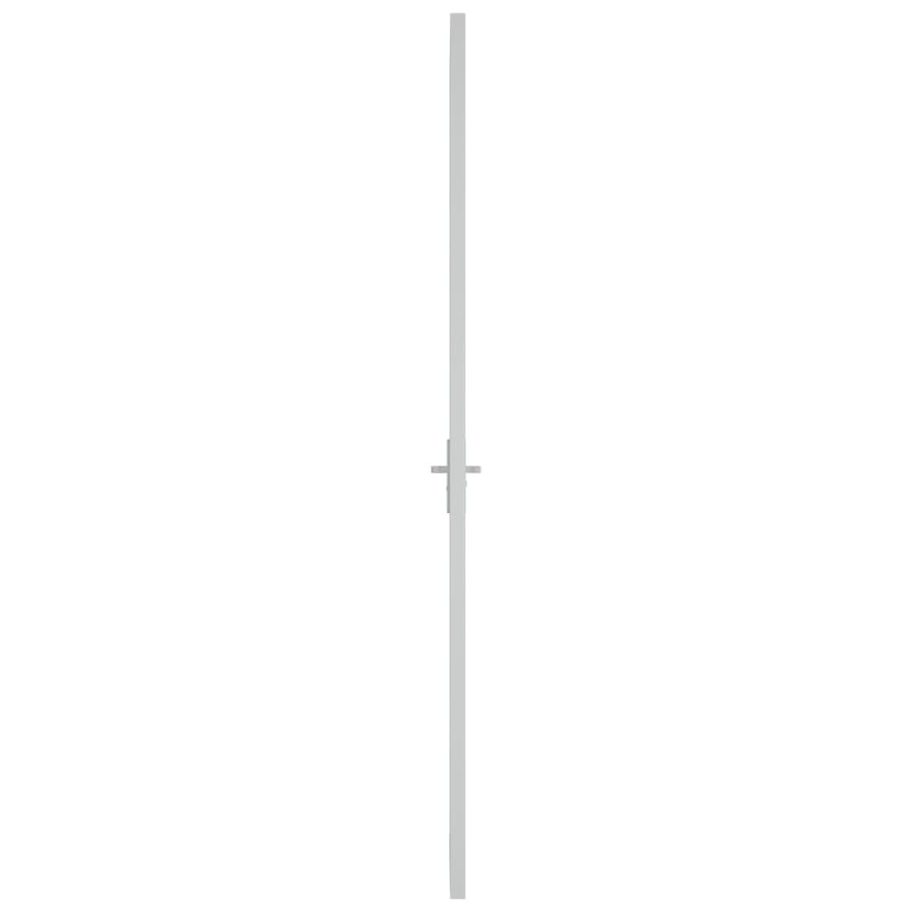 vidaXL Ușă de interior, 102,5x201,5 cm, alb, sticlă ESG și aluminiu vidaXL Ușă de interior, 102,5x201,5 cm, alb, sticlă ESG și aluminiu