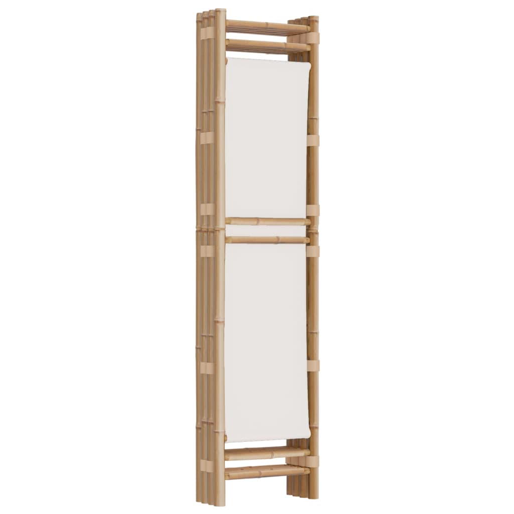 vidaXL Separator de cameră pliabil cu 4 panouri 160 cm bambus și pânză vidaXL Separator de cameră pliabil cu 4 panouri 160 cm bambus și pânză