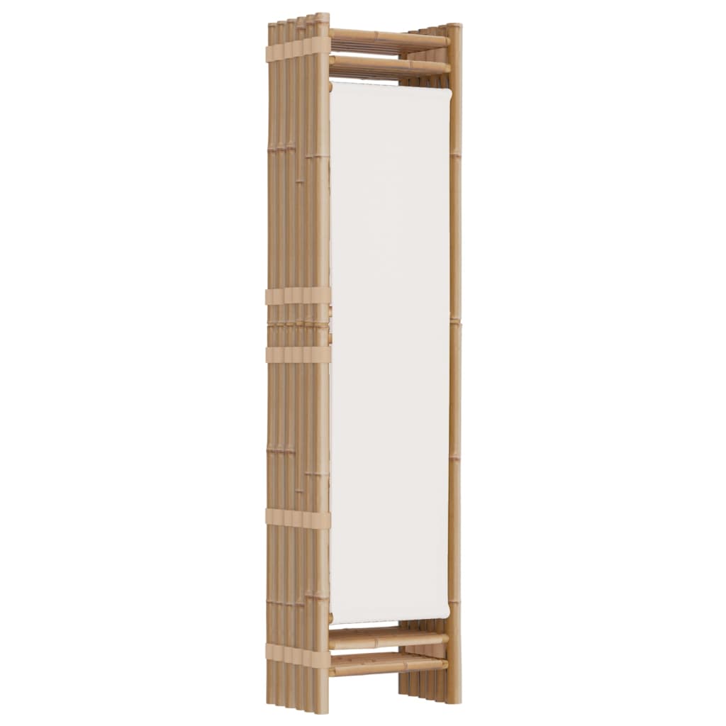 vidaXL Separator de cameră pliabil cu 6 panouri 240 cm bambus și pânză vidaXL Separator de cameră pliabil cu 6 panouri 240 cm bambus și pânză