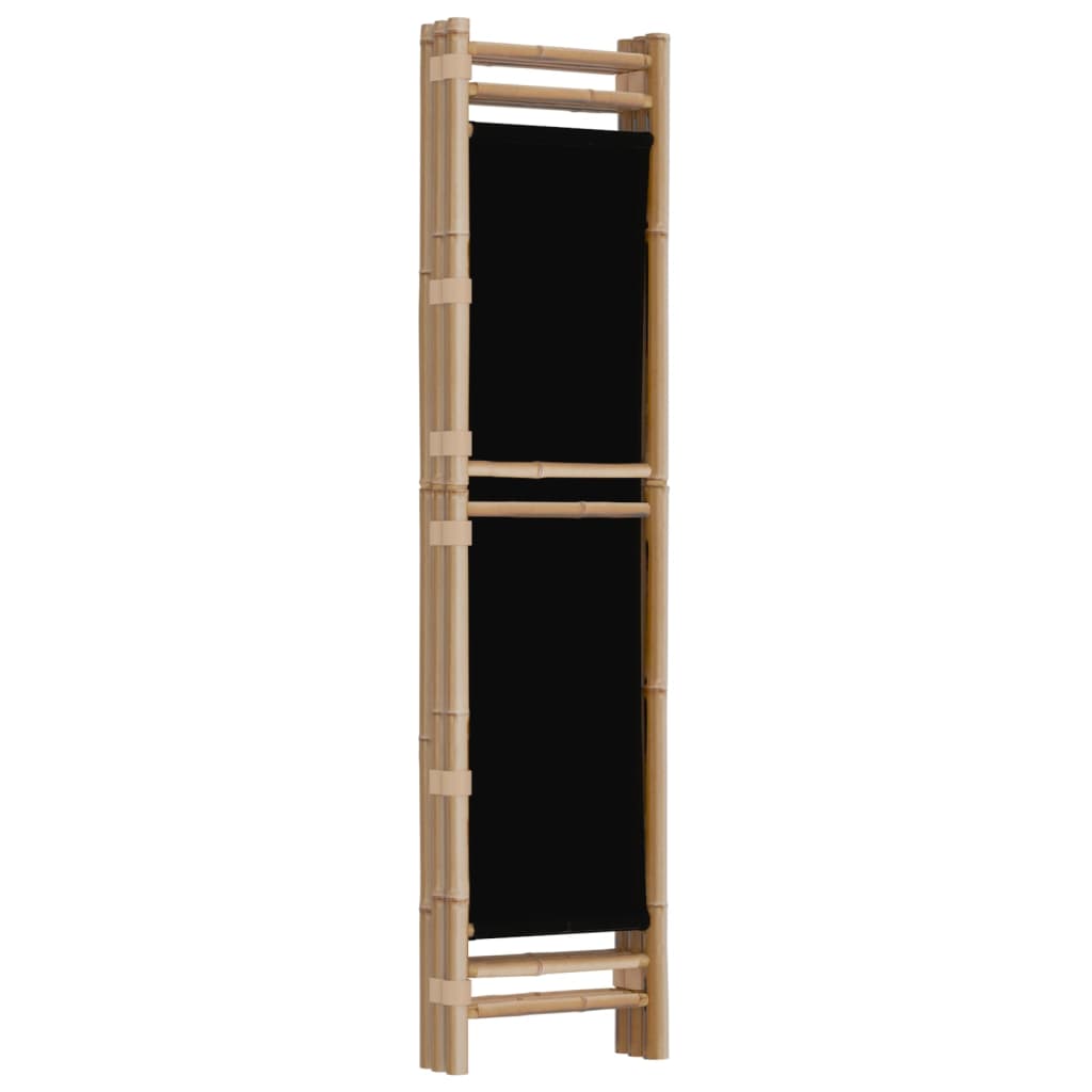vidaXL Separator de cameră pliabil cu 3 panouri 120 cm bambus și pânză vidaXL Separator de cameră pliabil cu 3 panouri 120 cm bambus și pânză