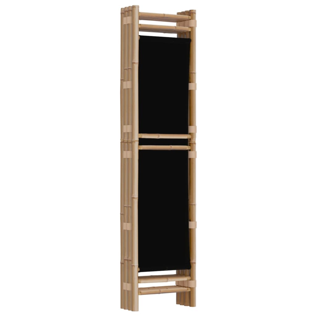 vidaXL Separator de cameră pliabil cu 4 panouri 160 cm bambus și pânză