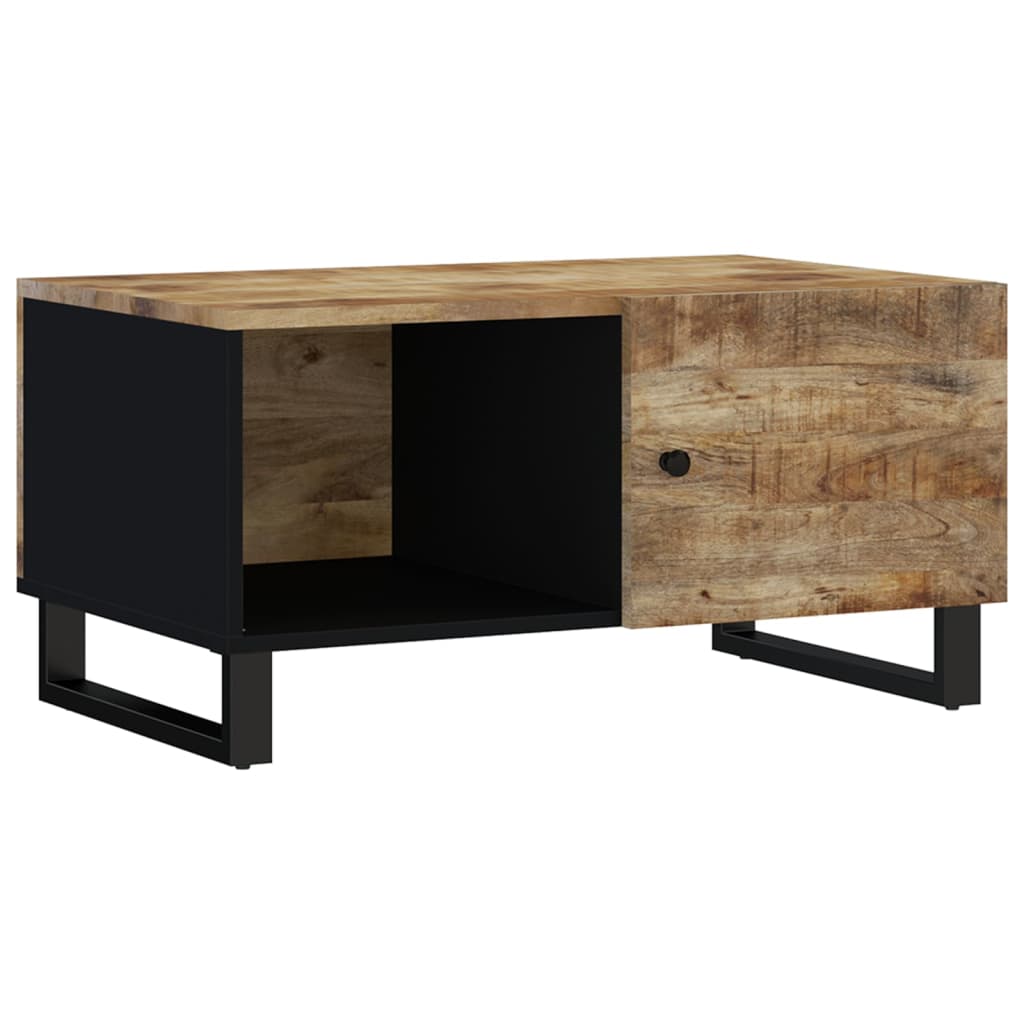 vidaXL Măsuță de cafea, 80x50x40 cm, lemn masiv mango/lemn prelucrat vidaXL Măsuță de cafea, 80x50x40 cm, lemn masiv mango/lemn prelucrat