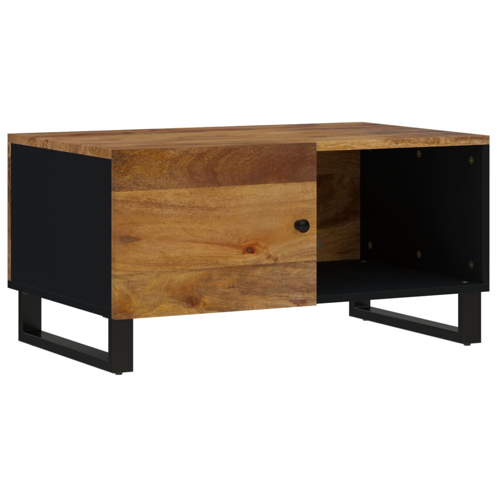 vidaXL Măsuță de cafea, 80x50x40 cm, lemn masiv mango/lemn prelucrat vidaXL Măsuță de cafea, 80x50x40 cm, lemn masiv mango/lemn prelucrat