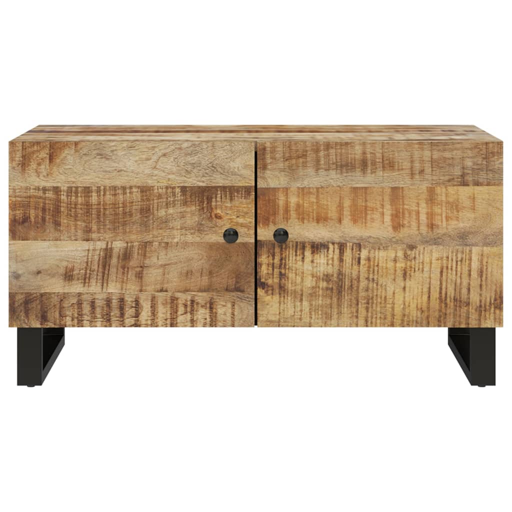 vidaXL Măsuță de cafea, 80x50x40 cm, lemn masiv mango/lemn prelucrat vidaXL Măsuță de cafea, 80x50x40 cm, lemn masiv mango/lemn prelucrat