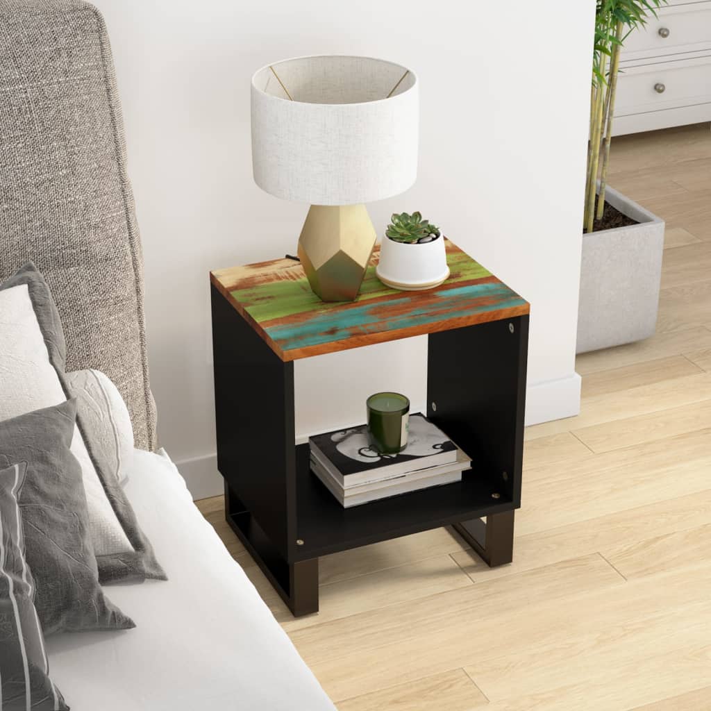 vidaXL Măsuță de cafea, 40x31x46cm, lemn masiv reciclat/lemn prelucrat vidaXL Măsuță de cafea, 40x31x46cm, lemn masiv reciclat/lemn prelucrat
