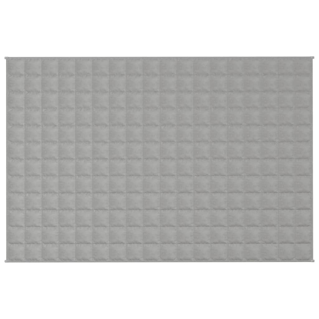 vidaXL Pătură anti-stres, gri, 120x180 cm, 5 kg, material textil vidaXL Pătură anti-stres, gri, 120x180 cm, 5 kg, material textil