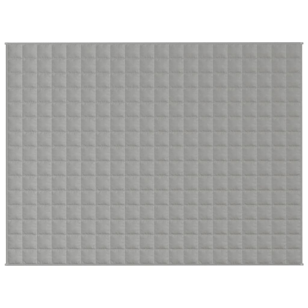 vidaXL Pătură cu greutăți, gri, 150x200 cm, 7 kg, material textil vidaXL Pătură cu greutăți, gri, 150x200 cm, 7 kg, material textil