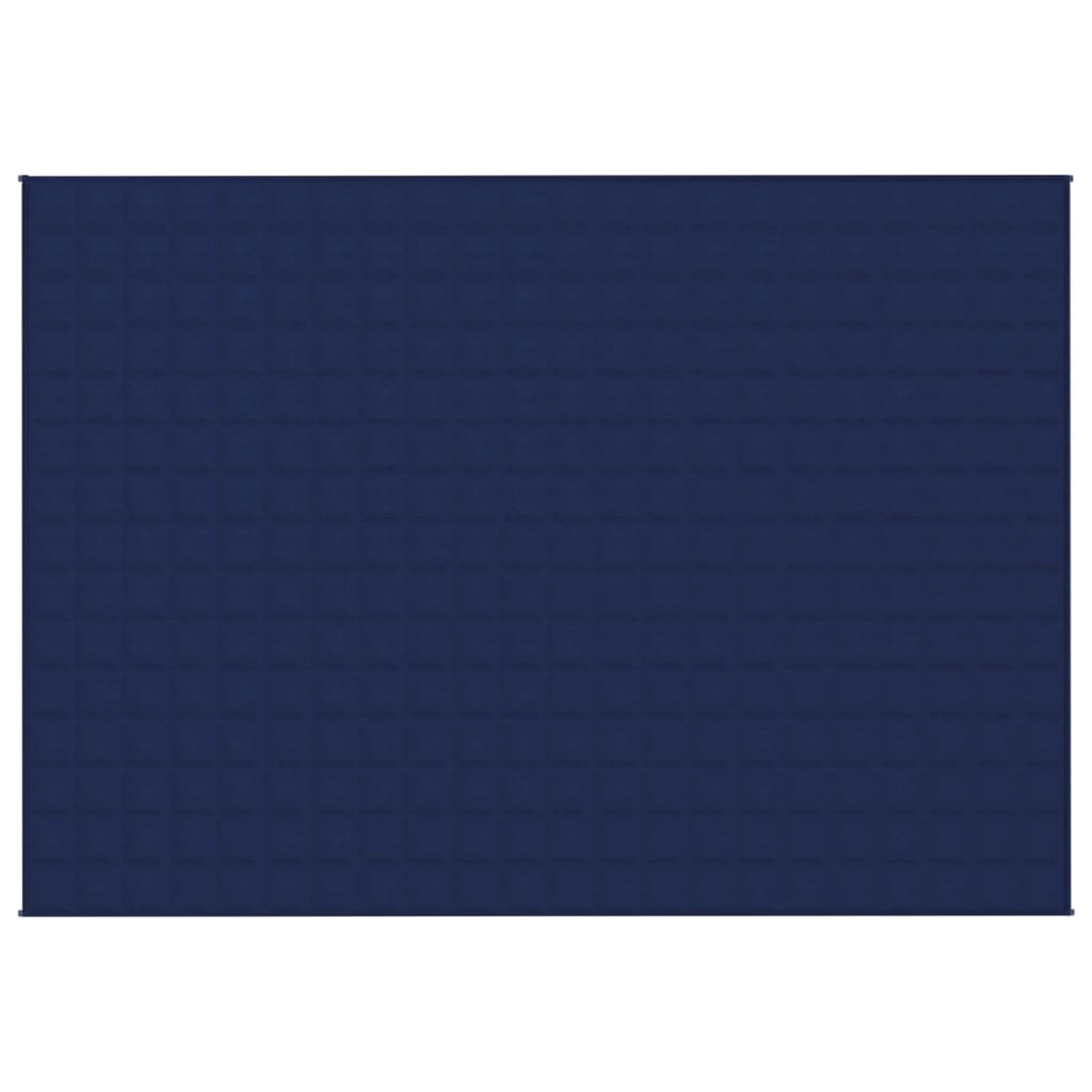 vidaXL Pătură cu greutăți, albastru, 155x220 cm, 7 kg, material textil vidaXL Pătură cu greutăți, albastru, 155x220 cm, 7 kg, material textil
