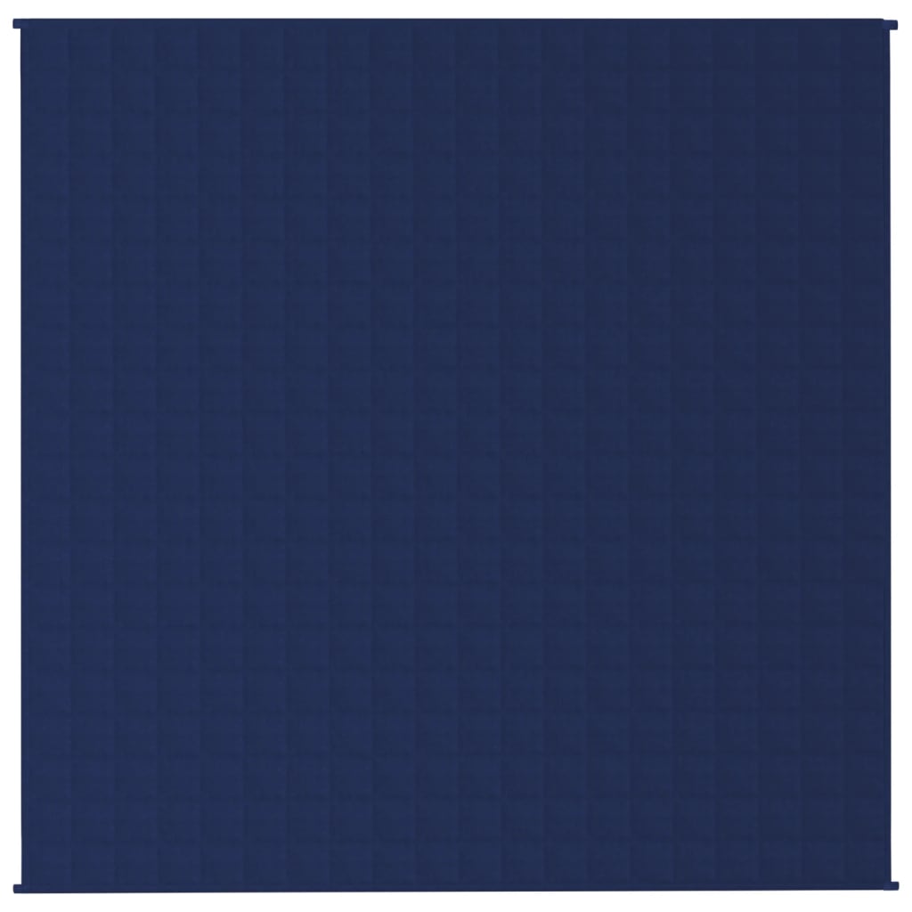 vidaXL Pătură anti-stres, albastru, 200x200 cm, 13 kg, material textil vidaXL Pătură anti-stres, albastru, 200x200 cm, 13 kg, material textil