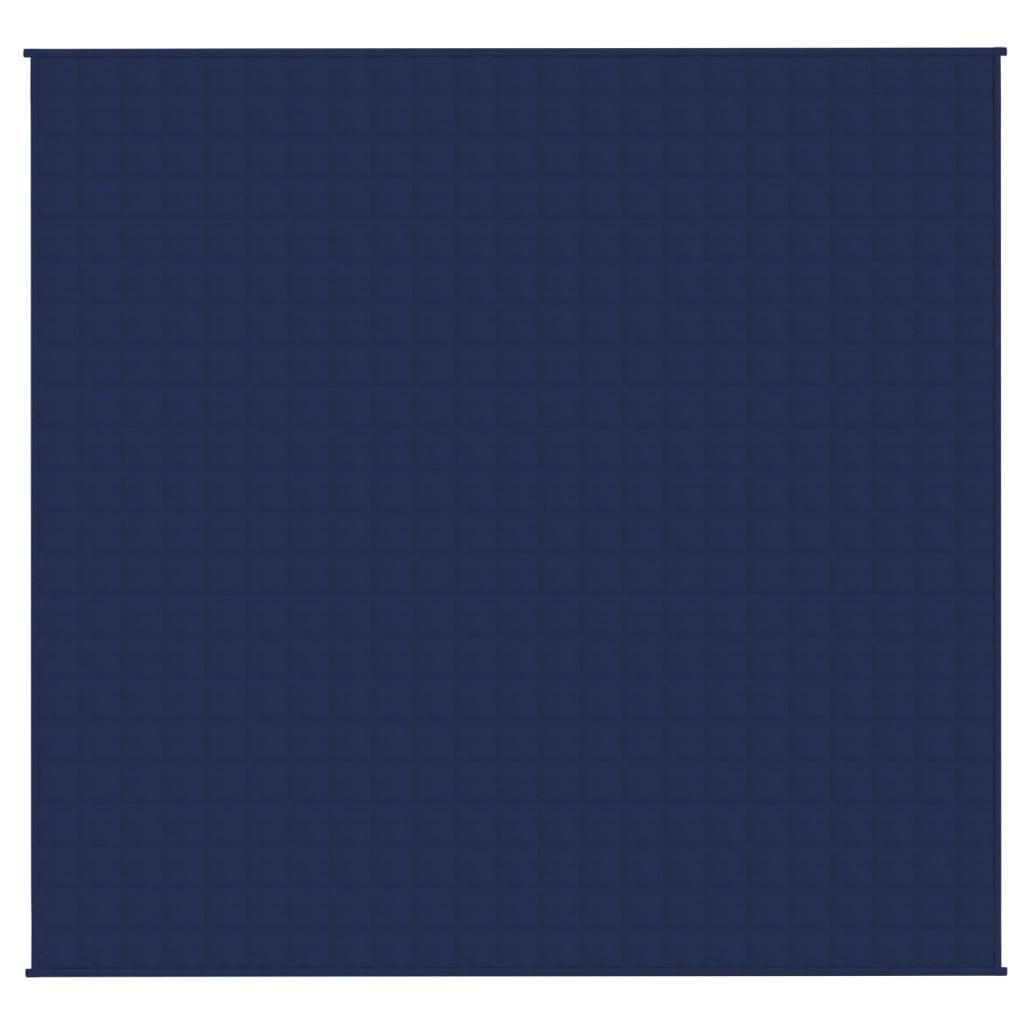 vidaXL Pătură cu greutăți, albastru, 220x235 cm, 11 kg, textil