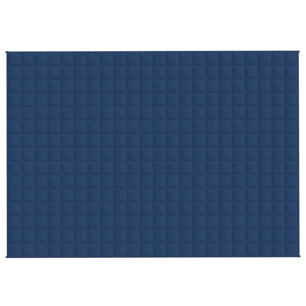 vidaXL Pătură cu greutăți, albastru, 155x220 cm, 11 kg, textil vidaXL Pătură cu greutăți, albastru, 155x220 cm, 11 kg, textil