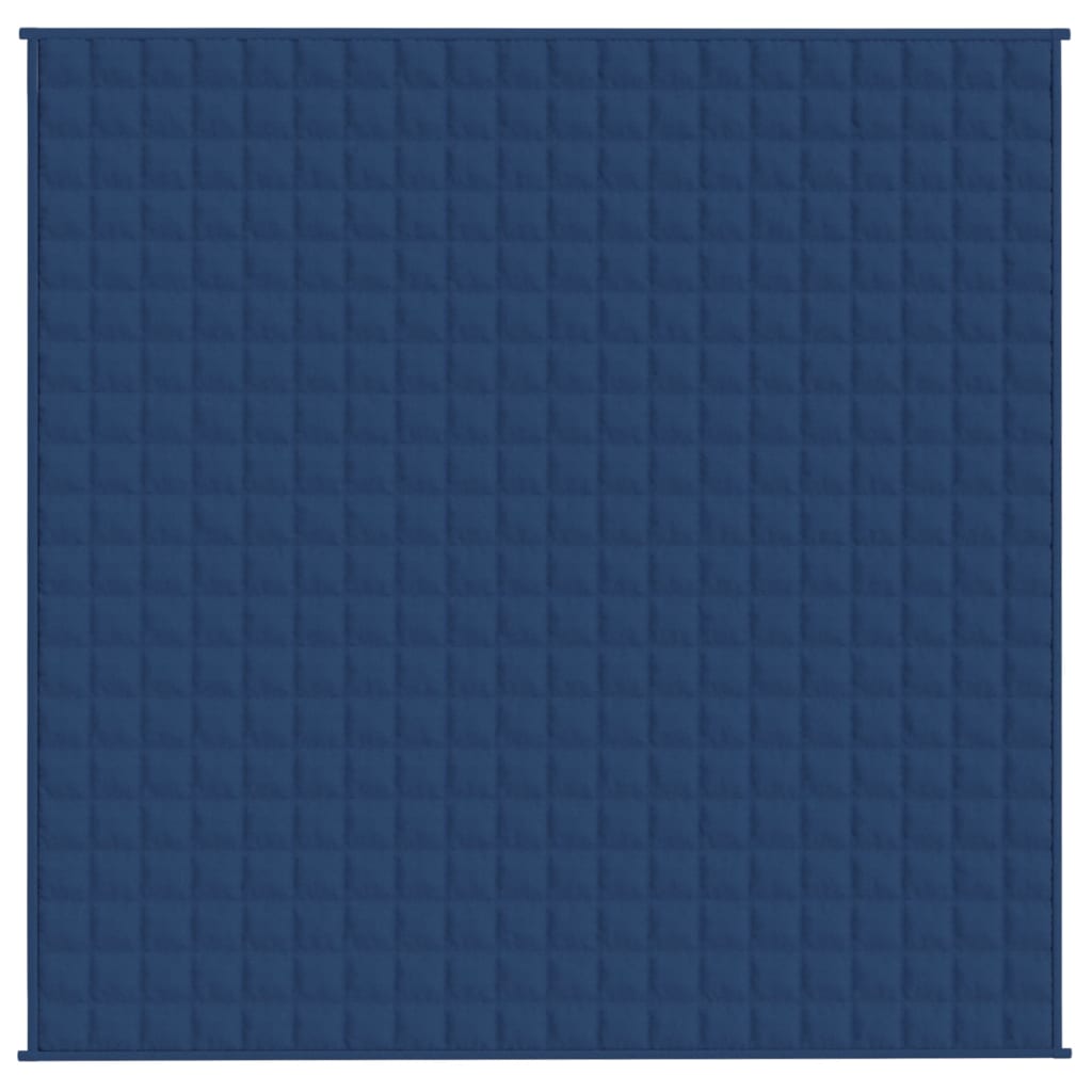 vidaXL Pătură anti-stres, albastru, 200x200 cm, 13 kg, material textil vidaXL Pătură anti-stres, albastru, 200x200 cm, 13 kg, material textil