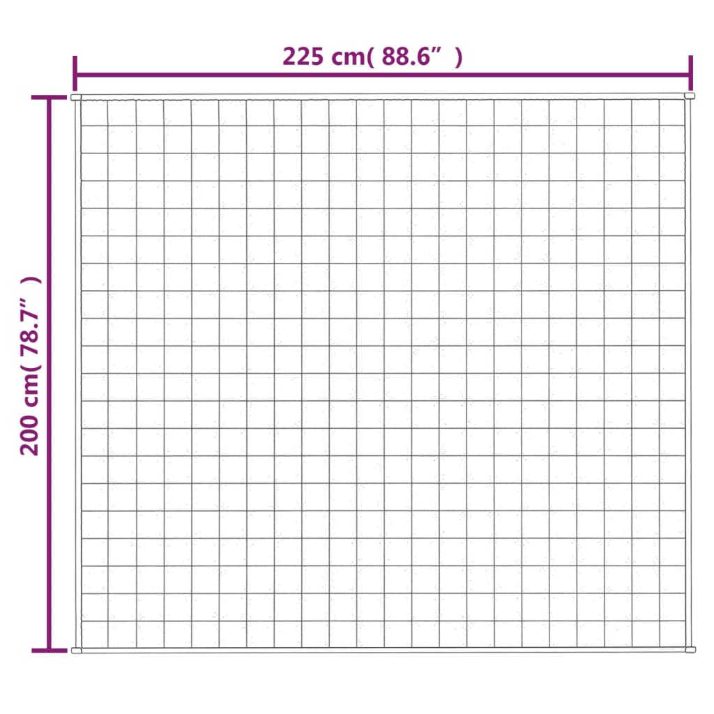 vidaXL Pătură cu greutăți, albastru, 200x225 cm, 13 kg, textil vidaXL Pătură cu greutăți, albastru, 200x225 cm, 13 kg, textil